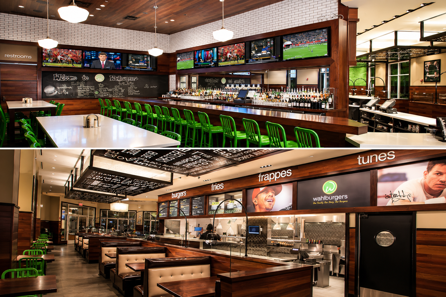 Wahlburgers Restarurant, Hollywood, CA